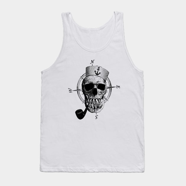 HOLD FAST  (skull series 1 of 3) Tank Top by LAZYJStudios